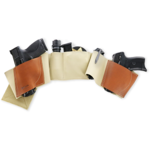 Galco Underwraps Belly Band 2.0 Holster Shoulder Holster Ambidextrous Galco Underwraps Universal Belly Band 2.0 Holster Leather Tan