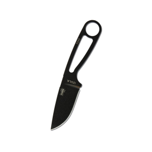 ESEE Knives Izula Fixed Blade Knife 2.63" Drop Point 1095 Powder Coat Blade 1095 Handle Black