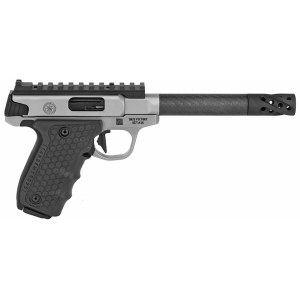 Smith & Wesson Performance Center SW22 Victory 22LR Pistol 6" Threaded Barrel 10+1 Round Black Grip Stainless Frame