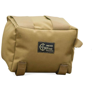 Cole-Tac Little Cuddle Shooting Rest Bag Cordura Nylon Coyote Brown - Cole-Tac
