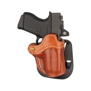 1791 Gunleather Optics Ready Paddle OWB Holster Right Hand 1911 Government Leather Classic Brown