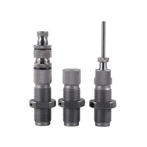 Hornady Custom Grade New Dimension Nitride with Taper Crimp 30 Super Carry Sizing, Expanding, Bullet Seating 3 Die Set