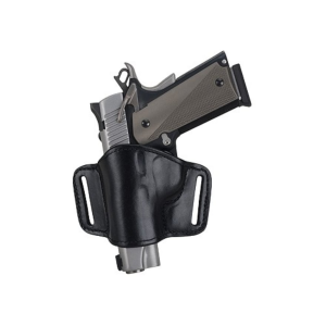 Bianchi 105 Minimalist OWB Holster Left Hand Browning Hi-Power, 1911 Government Leather Black