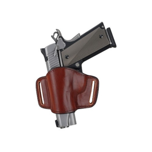 Bianchi 105 Minimalist OWB Holster Left Hand Browning Hi-Power, 1911 Government Leather Tan
