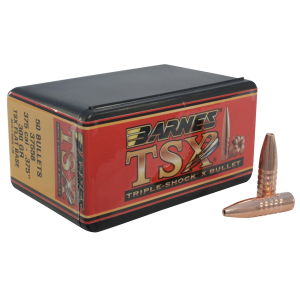 Barnes TSX (Triple-Shock X) 375 Caliber (375 Diameter) Bullets 300 Grain Solid Hollow Point Box of 50