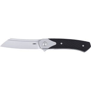 CRKT Viento Pocket Knife 3.23" Wharncliffe D2 Bead Blasted Blade G-10 Handle Black