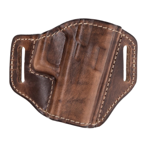 Bianchi 57 Remedy OWB Holster Right Hand Glock 26, 27, 33 Leather Weathered Tan