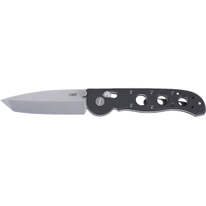 CRKT M16-02X Pocket Knife 3.11" Tanto Point D2 Stonewashed Blade Grivory Handle Black