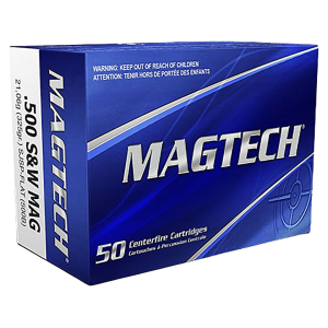 Magtech 500 S&W Magnum Ammo 325 Grain Semi-Jacketed Soft Point Box of 20