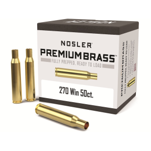 Nosler Premium 270 Winchester Brass Box of 50