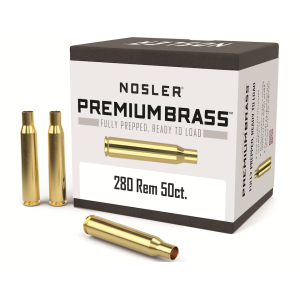 Nosler Premium 280 Remington Brass Box of 50