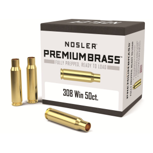 Nosler Premium 308 Winchester Brass Box of 50