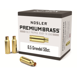 Nosler Premium 6.5 Grendel Brass Box of 50