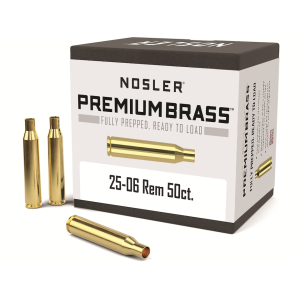 Nosler Premium 25-06 Remington Brass Box of 50