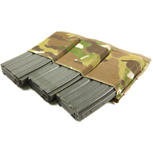 Blue Force Gear MOLLE Ten-Speed Triple AR-15 Magazine Pouch Multicam