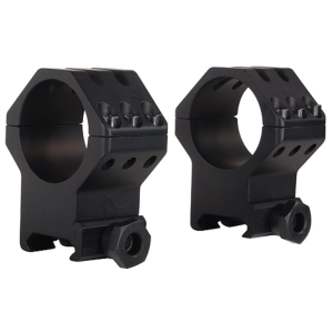 Weaver Tactical 6 Hole Picatinny 30mm Scope Rings Matte Black Extra-High