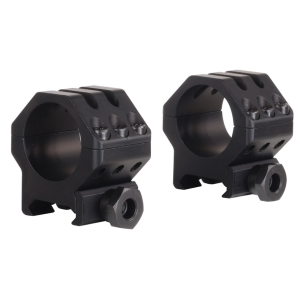 Weaver Tactical 6 Hole Picatinny 1" Scope Rings Matte Black Medium