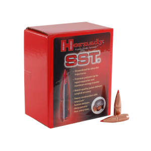 Hornady InterLock SST 338 Caliber (338 Diameter) Bullets 225 Grain Polymer Tip with Cannelure Box of 100
