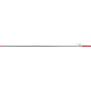 Pro-Shot Premium 1-Piece Coated Micro-Polished Gun Cleaning Rod 27 Caliber 36" Stainless Steel 8-32 Thread with Patch Holder