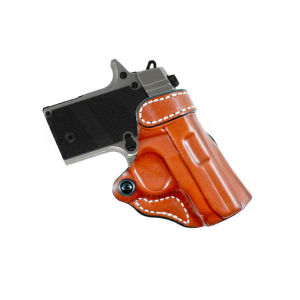 DeSantis Gunhide Criss Cross OWB Holster Right Hand Sig Sauer P365 Leather Tan