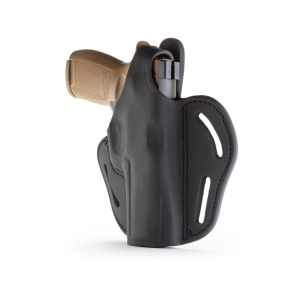 1791 Gunleather Thumb Break OWB Holster Right Hand Ruger Security 9, Sig Sauer P227, P225, P320 Leather Black