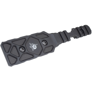 Odin Works 3-Way to ARCA Rail with Bipod Mount M-LOK Aluminum Black
