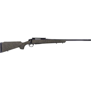 CVA Cascade XT Bolt Action Rifle 450 Bushmaster 22" Fluted Graphite Black Threaded Barrel Graphite Black Frame OD Green Field Stock