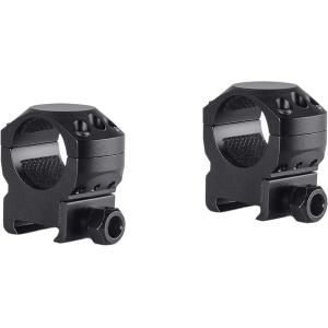 Hawke Sport Optics Tactical Match Airgun Weaver 1" Scope Rings Matte Medium - Hawke Sport Optics
