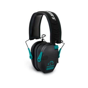 Walker's Razor Slim Low Profile Electronic Ear Muffs Teal