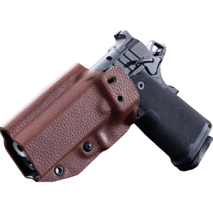 Mission First Tactical Hybrid IWB Holster Ambidextrous Springfield Prodigy 1911 4.25" Kydex/Leather Brown