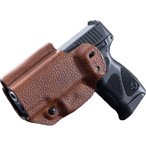 Mission First Tactical Hybrid IWB Holster Ambidextrous Taurus PT111, G2, G2C, G2S, G3C Kydex/Leather Brown