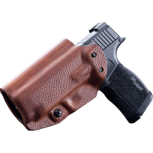 Mission First Tactical Hybrid IWB Holster Ambidextrous Sig Sauer P365 Kydex/Leather Brown