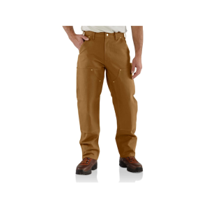 Carhartt Men's Firm Duck Double Front Utility Work Pants Carhartt Brown 38X32