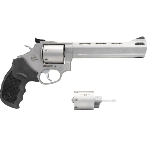 Taurus 692 357 Magnum Revolver 6" Stainless Barrel 7 Round Black Grip