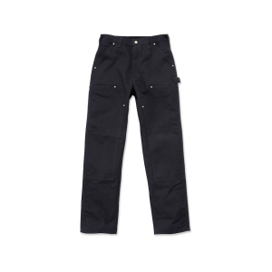 Carhartt Men's Firm Duck Double Front Utility Work Pants Black 34X32