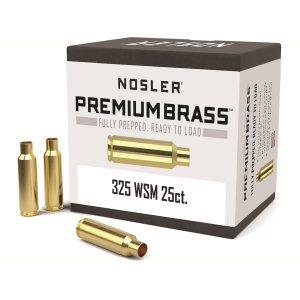 Nosler Premium 325 Winchester Short Magnum (WSM) Brass Box of 25