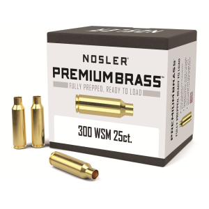 Nosler Premium 300 Winchester Short Magnum (WSM) Brass Box of 25