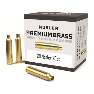 Nosler Premium 28 Nosler Brass Box of 25