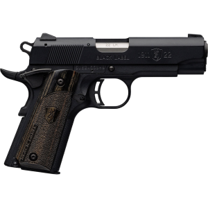 Browning 1911-22 Black Label 22LR Pistol 3.62" Barrel 10+1 Round Black Slide Brown Grip Matte Frame