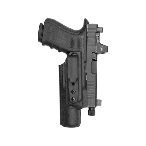 Rounded XFER IWB Holster Ambidextrous Streamlight TLR-1 Kydex Black - Rounded