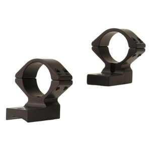 Talley Lightweight 2-Piece Scope Mount 30mm Rings Extended Savage Model 110-111-112-114-116 Flat Rear (6-48 Screws) Matte Black Medium