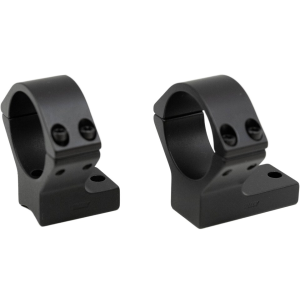 Talley Lightweight 2-Piece Scope Mount 30mm Rings Savage Model 110-111-112-114-116 Flat Rear (6-48 Screws) Matte Black Medium