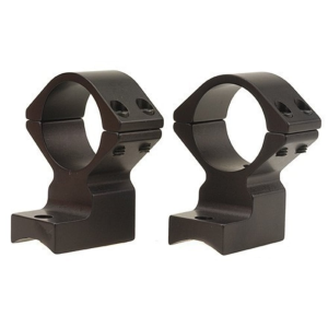 Talley Lightweight 2-Piece Scope Mount 1" Rings Savage 10 Through 16, 110 Through 116 Round Rear, Axis (6-48 Screws) Matte Black Extra-High