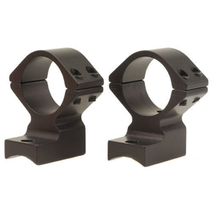 Talley Lightweight 2-Piece Scope Mount 1" Rings Savage 10 Through 16, 110 Through 116 Round Rear, Axis (6-48 Screws) Matte Black High