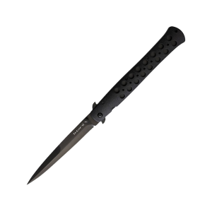 Cold Steel Ti-Lite Pocket Knife 6" Spear Point AUS-8 Black Blade Zy-Ex Handle Black