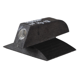 Kensight 1911 Front Night Sight Novak Cut Contoured Base .160" Height .115" Width Steel Black with Green Tritium Dot