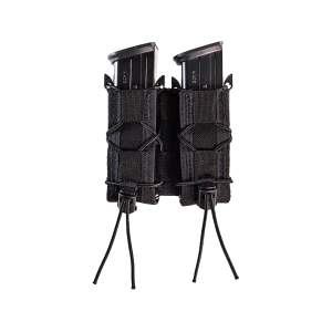 High Speed Gear Taco MOLLE Double Pistol Magazine Pouch Nylon Black
