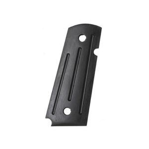 Kimber Ball Milled Slim Grips for 1911 Officer, Compact Ambidextrous Safety Cut Micarta Black