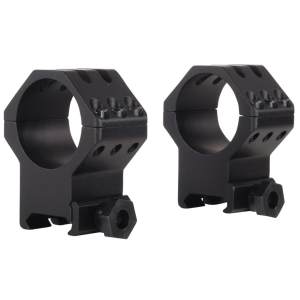 Weaver Tactical 6 Hole Weaver 30mm Scope Rings Matte Black Extra-High