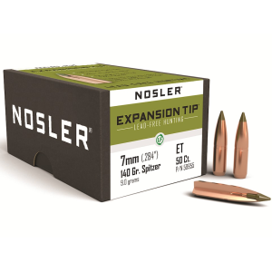 Nosler E-Tip 7mm, 284 Caliber (284 Diameter) Bullets 140 Grain Polymer Tip Box of 50